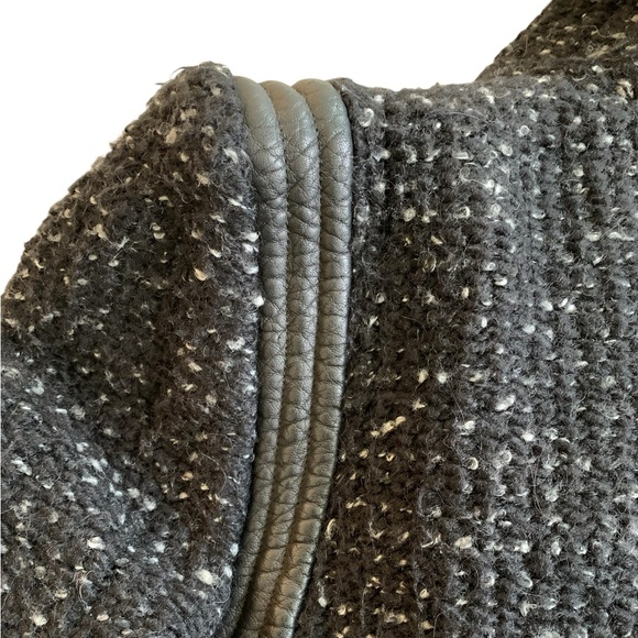 IRO PARIS LIERANE Black Tweed Jacket size 40 - Picture 11 of 11